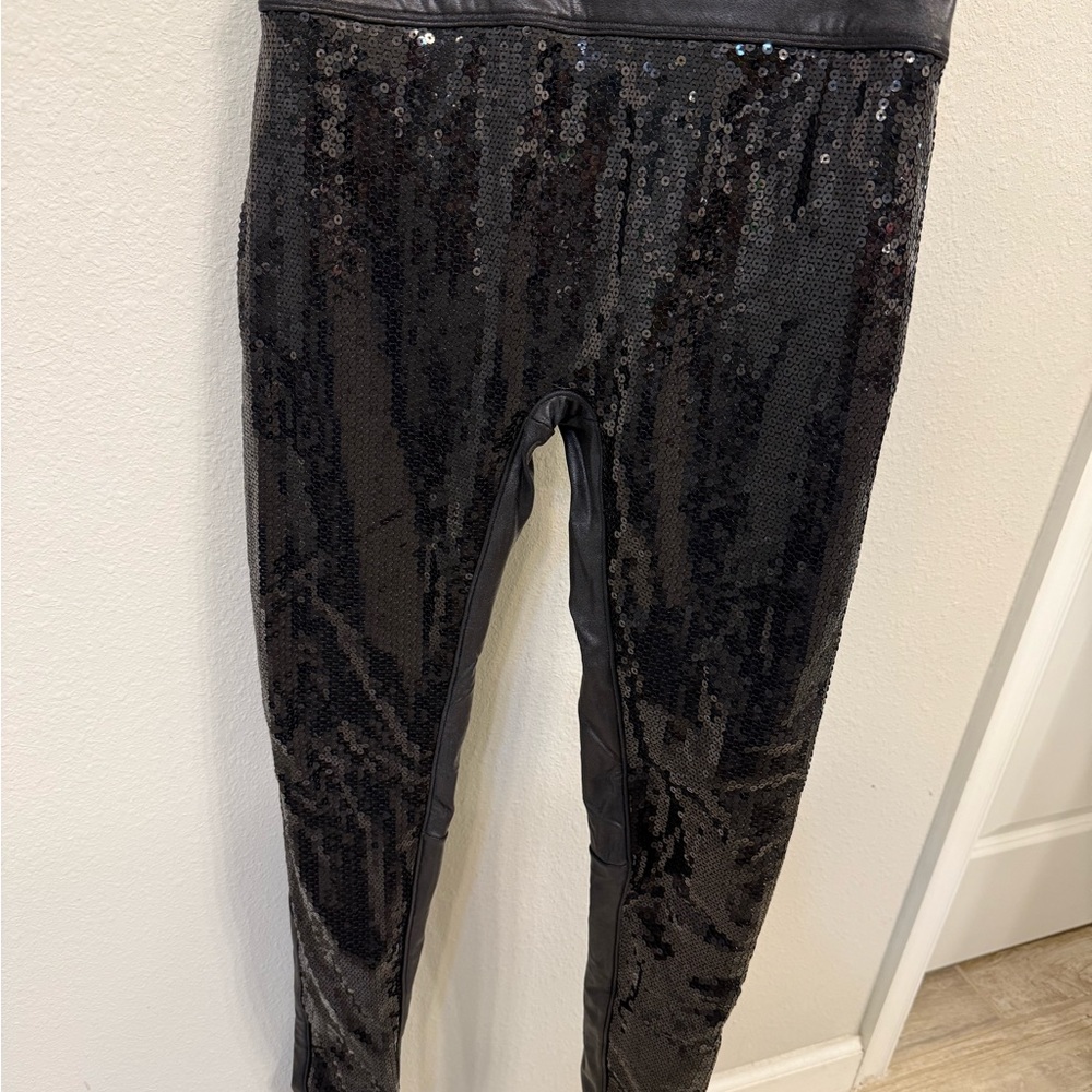 SPANX Sequin front Leggings